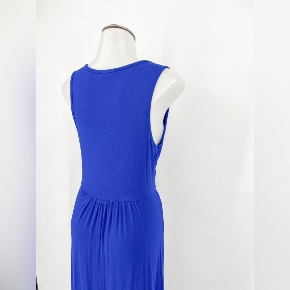 Loveappella blue Jersey maxi dress - Picture 6 of 11